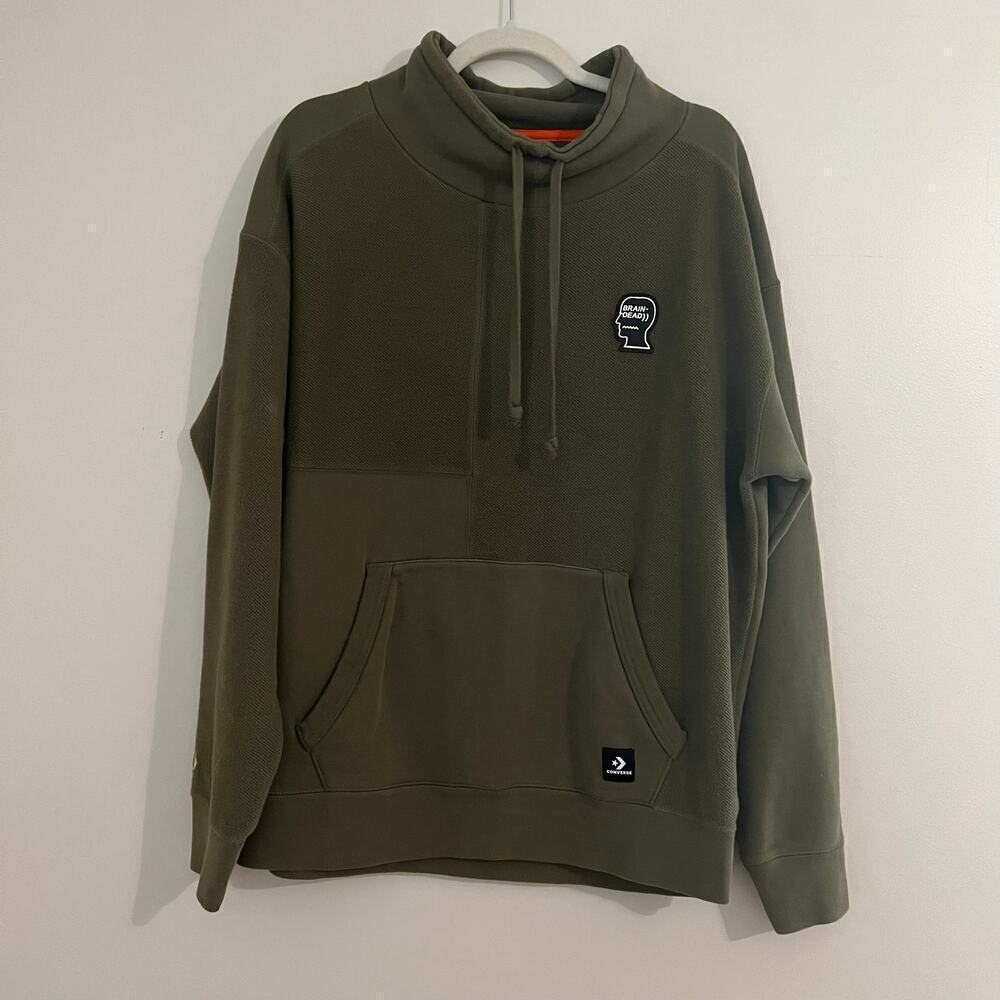 Converse x Brain Dead Collab Overdye Bananas Sweatshirt Mens Size Medium